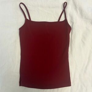Garage - Sleek Scoop Cami - Sour Cherry Burgundy - Women’s Size XXS !! ♥️